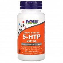 Антиоксидант NOW 5-HTP 200 мг 60 капсул