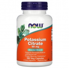 Витамины Now Foods Potassium Citrate 180 капсул