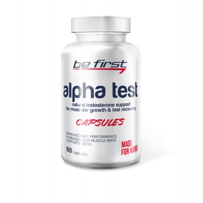 Тестобустер Be First  Alpha test 60 капсул