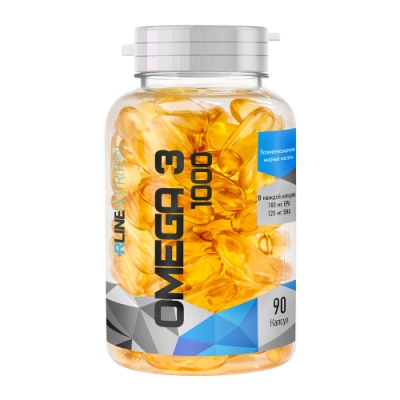 Антиоксидант Rline omega 3 1000 mg 90 капсул