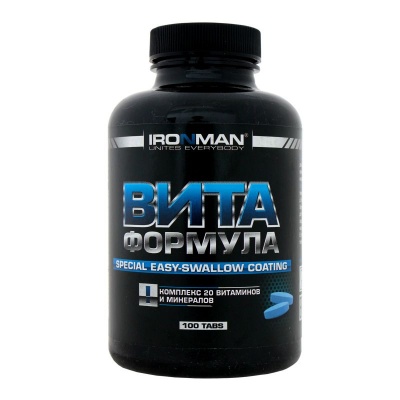 Витамины IRONMAN Вита формула 100 таблеток
