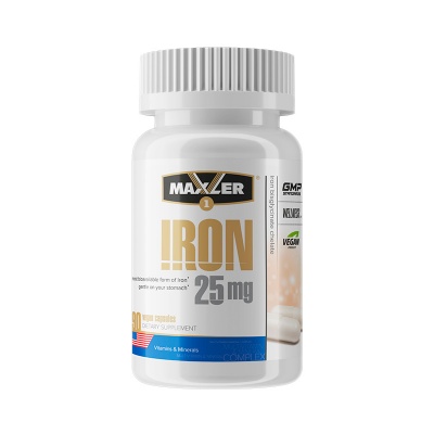 Витамины Maxler Iron 25 мг 90 капсул