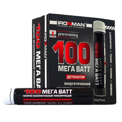 Энергетик Ironman 100 Мега Ватт 25 мл