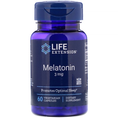 Антиоксидант Life Extension Мелатонин 3мг 60 капсул