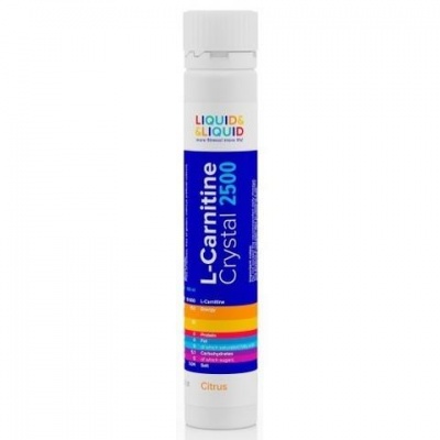 Л-Карнитин LIQUID & LIQUID L-Carnitine Crystal 2500 мг 25 мл