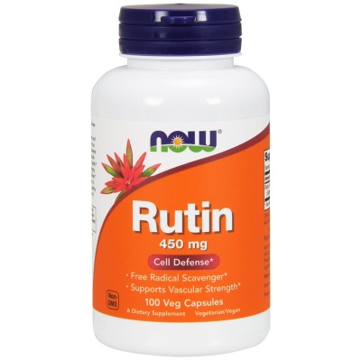 Антиоксидант NOW Rutin 450 мг 100 капсул
