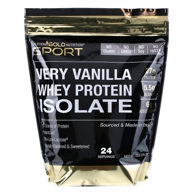 Протеин California Gold Nutrition изолят сывороточного протеина 908 гр