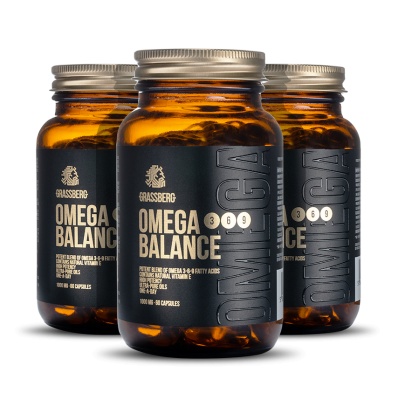 Антиоксидант Grassberg Omega 3-6-9 Balance  1000 mg 90 капс