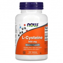 Аминокислота NOW L-Cysteine 500 мг 100 таблеток