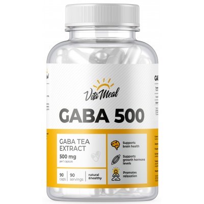 Антиоксидант VitaMeal GABA 500 мг 90 капсул