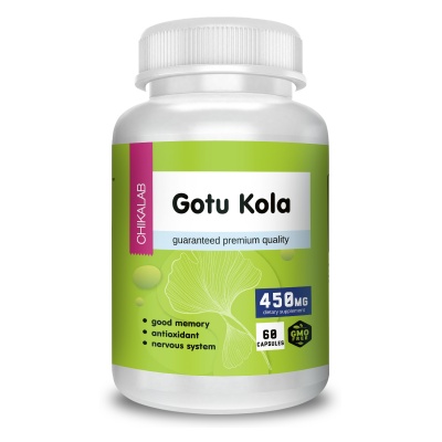 Витамины Chikalab Готу Кола 60 капсул
