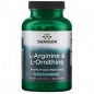 Аминокислота Swanson L-Arginine + L-Ornithine 100 капсул