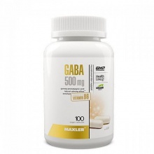 Антиоксидант Maxler GABA + B6 500 мг 100 капсул