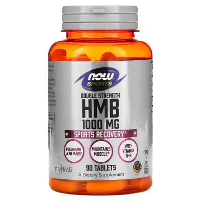 Аминокислота NOW HMB 1000 мг 90 капсул