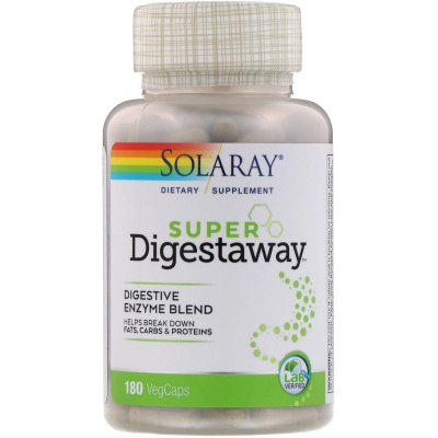 Специальный препарат Solaray Super Digestaway 180 капсул