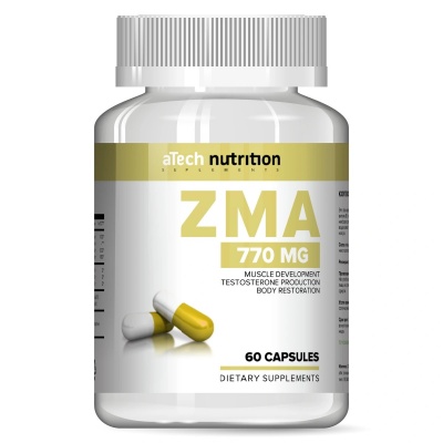 Тестобустер aTech nutrition premium ZMA+B6 60 капсул