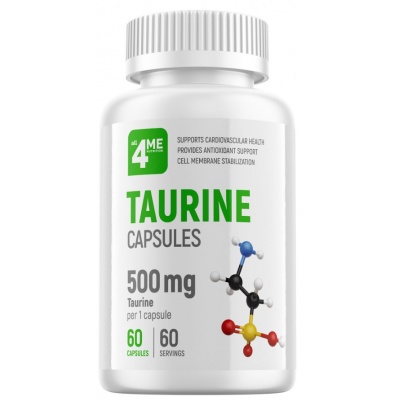 Аминокислота 4ME Taurine 500 мг 60 капсул