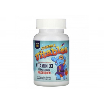Витамины Vitables Gummy Chewable D3 90 таблеток