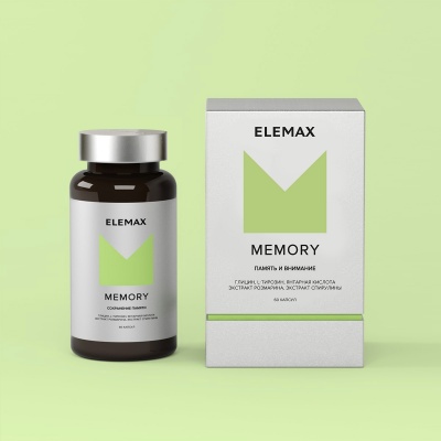 Витамины Elemax MEMORY 60 капсул
