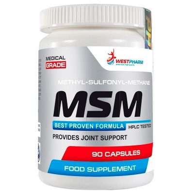 Хондропротектор WestPharm  MSM 500 мг 90 капсул