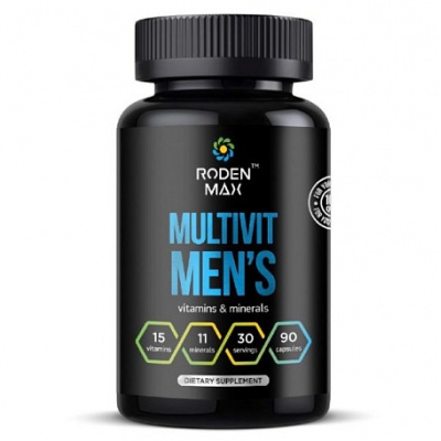 Витамины Roden Max Multivit Mens 90 капсул