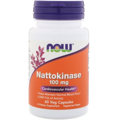 Специальный препарат NOW Nattokinase 100 мг 60 капсул