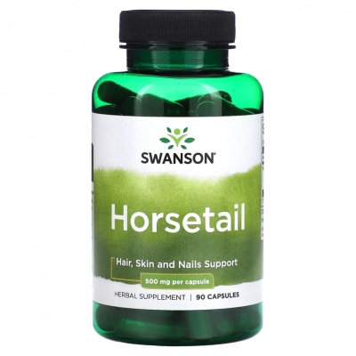 Антиоксидант Swanson Horsetail 500 мг 90 капсул