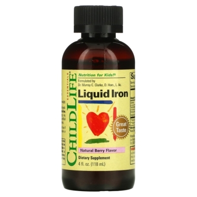 Витамины ChildLife For Kids Liquid Iron 118 мл