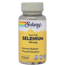 Витамины Solaray Selenium 100 мкг 90 капсул