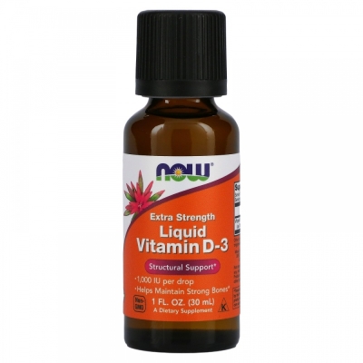 Витамины NOW Liquid Vitamin D3 30 мл