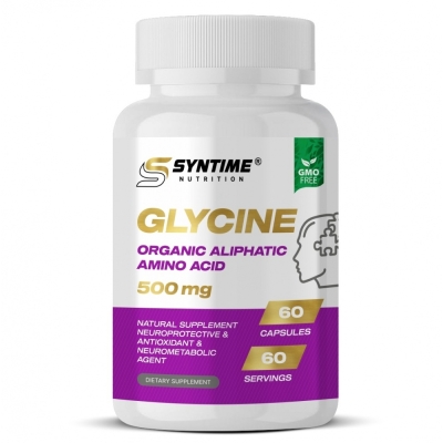Аминокислота Syntime Nutrition L-Glycine 500 мг 60 капсул