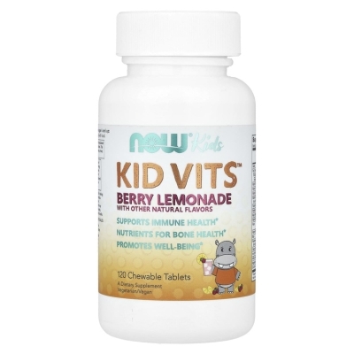 Витамины NOW Kid Vits 120 жевательных таблеток