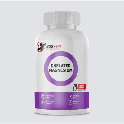 Витамины Body-Pit Chelated magnesium 60 капсул
