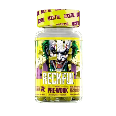 Предтренировочный комплекс Reckful Pre-workout 45 капсул