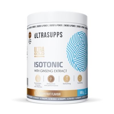 Изотоник UltraSupps с экстрактом Женьшеня 500 гр